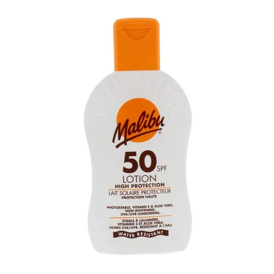 Malibu Sun Tan Lotion SPF50 - 200ml - Branded Beauty