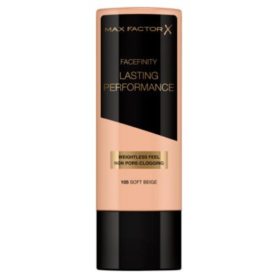 Max Factor Facefinity Lasting Performance Foundation - 105 Soft Beige - Branded Beauty
