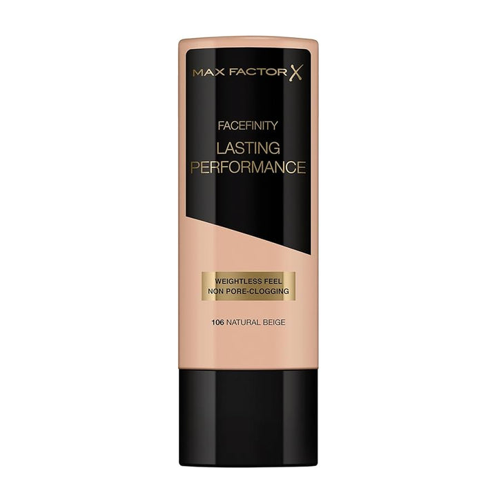 Max Factor Facefinity Lasting Performance Foundation - 106 Natural Beige - Branded Beauty
