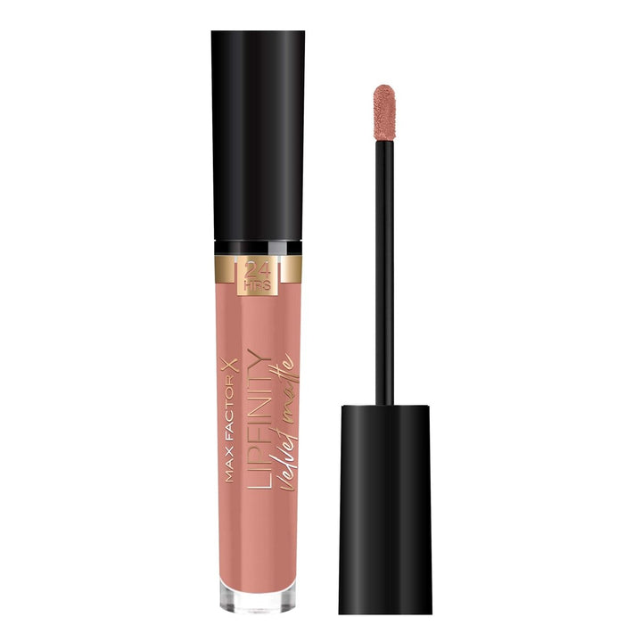 Max Factor Lipfinity Velvet Matte Lip Gloss - 040 Luxe Nude - Branded Beauty