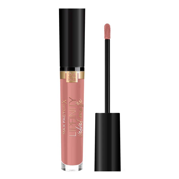 Max Factor Lipfinity Velvet Matte Lipstick - 015 Nude Silk - Branded Beauty