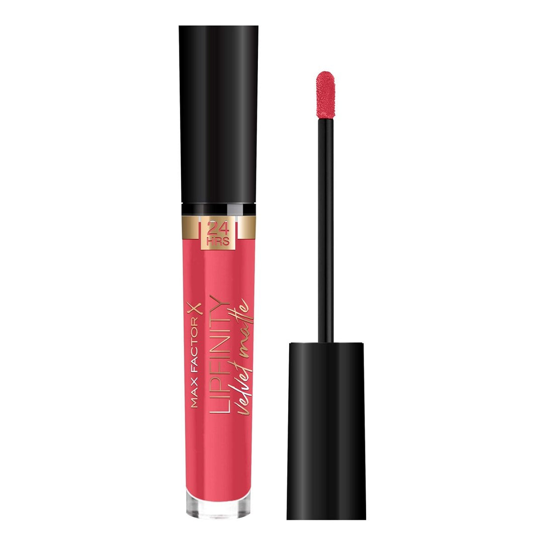Max Factor Lipfinity Velvet Matte Lipstick - 025 Red Luxury - Branded Beauty