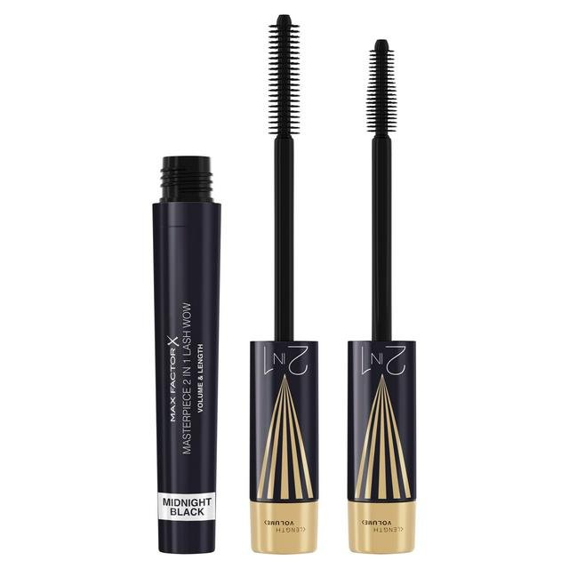 Max Factor Masterpiece 2 in 1 Lash Wow Mascara - Midnight Black - Branded Beauty