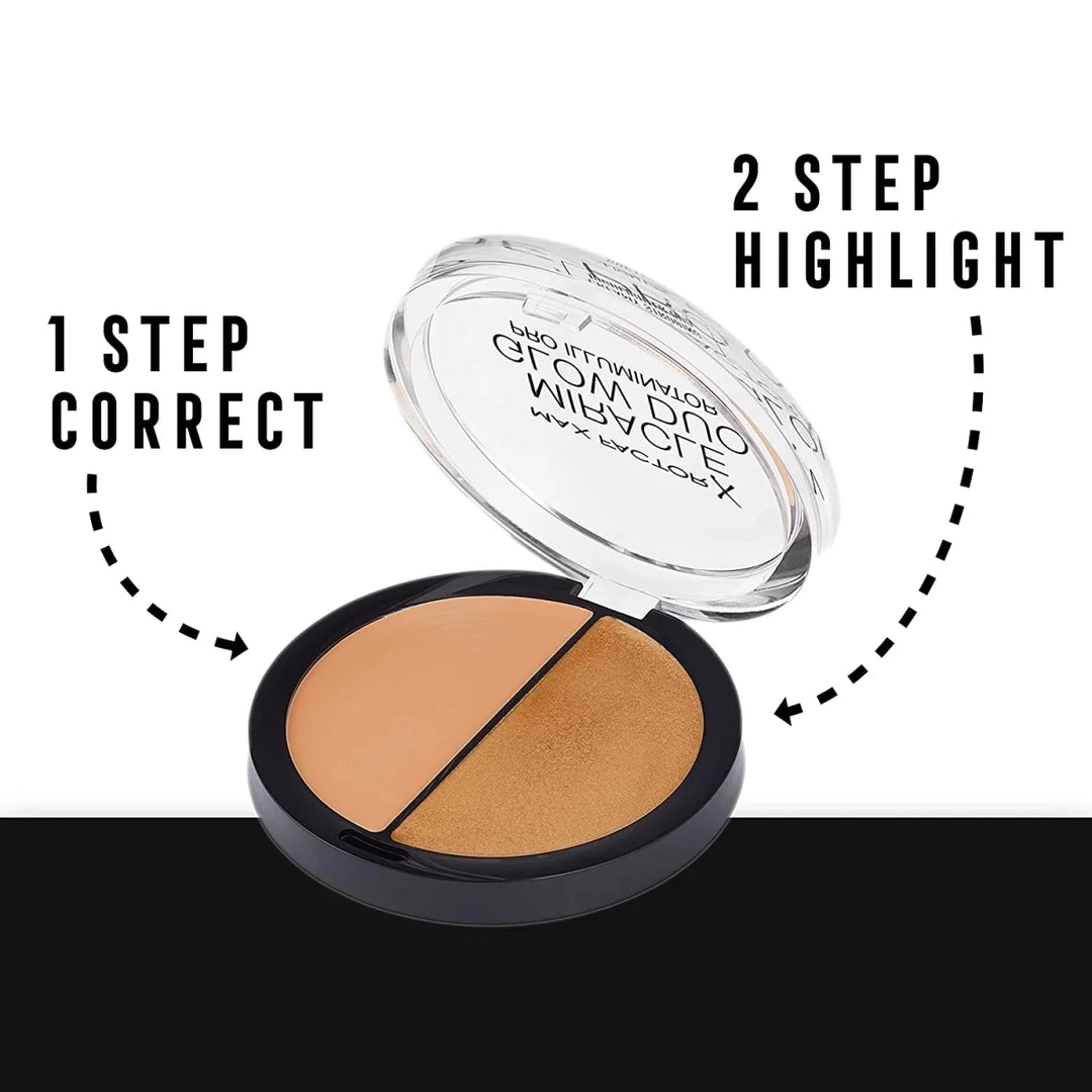 Max Factor Miracle Glow Duo Pro Illuminator - 30 Deep - Branded Beauty
