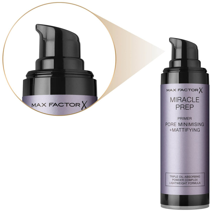 Max Factor Miracle Prep Pore + Minimising Mattifying Primer - Branded Beauty