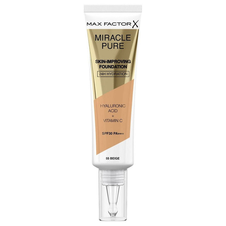 Max Factor Miracle Pure Foundation - 055 Beige - Branded Beauty