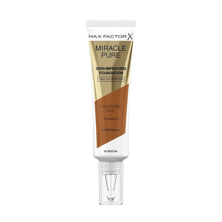 Max Factor Miracle Pure Foundation - 93 Mocha - Branded Beauty