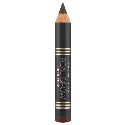 Max Factor Real Brow Fiber Pencil - 004 Deep Brown - Branded Beauty