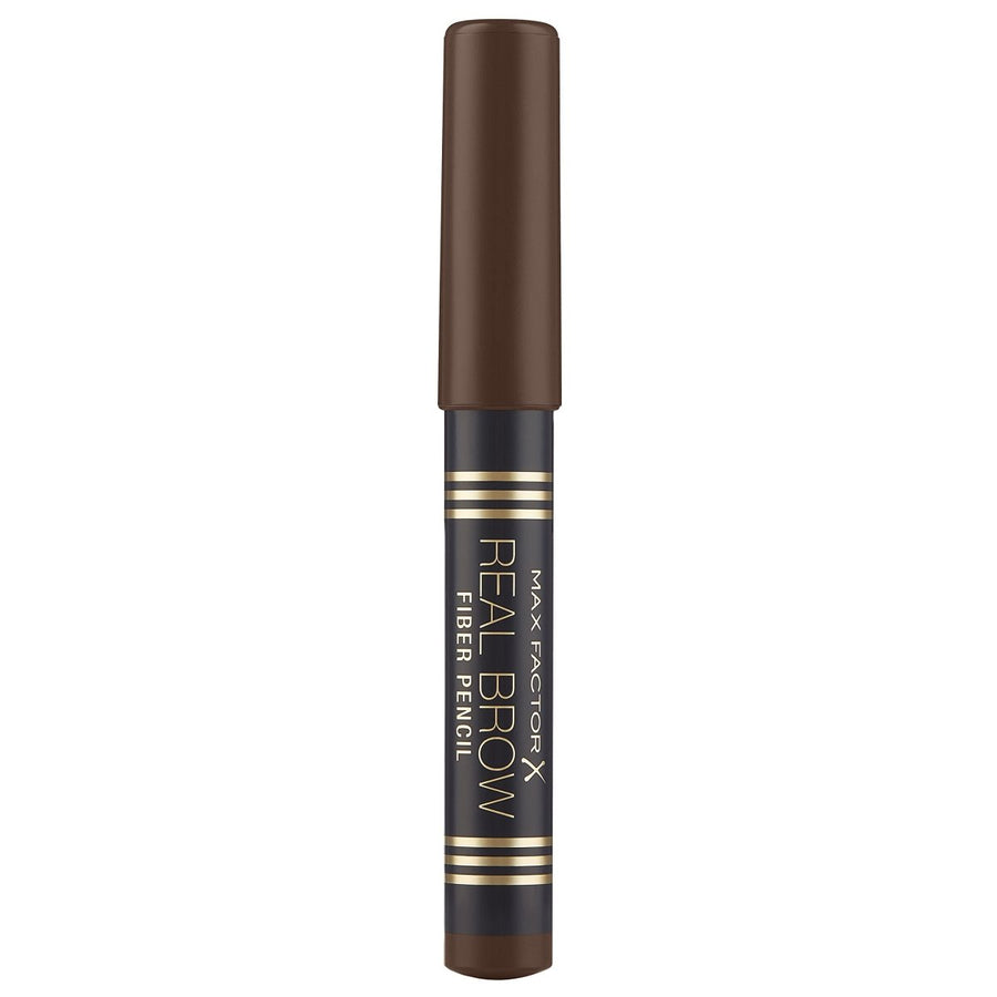 Max Factor Real Brow Fiber Pencil - 004 Deep Brown - Branded Beauty