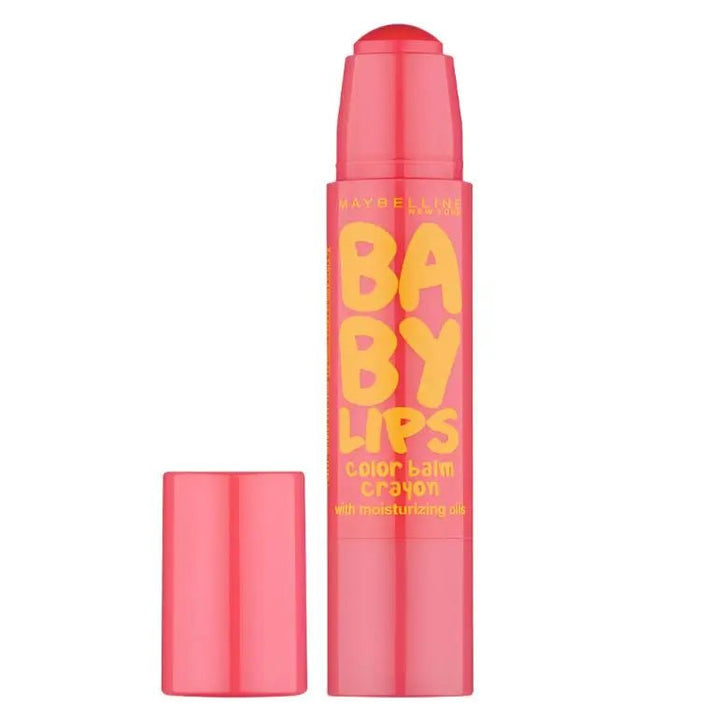 Maybelline Baby Lips Color Balm Crayon - 10 Sugary Orange - Branded Beauty