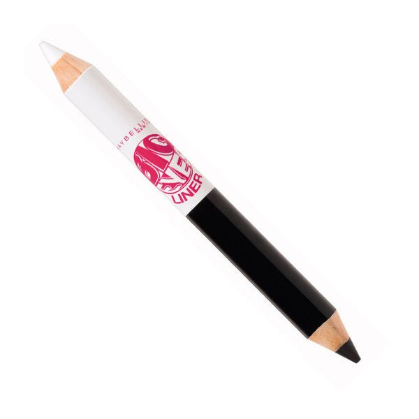 Maybelline Big Eyes Duo Eye Liner Pencil - White & Black - Branded Beauty
