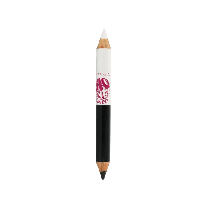 Maybelline Big Eyes Duo Eye Liner Pencil - White & Black - Branded Beauty