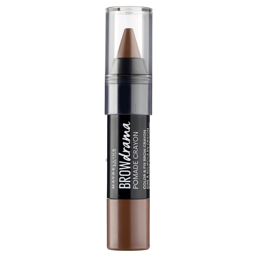 Maybelline Brow Drama Pomade Crayon - Dark Brown - Branded Beauty
