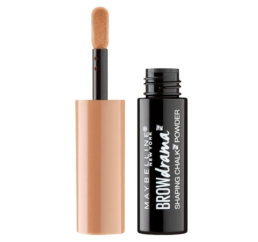 Maybelline Brow Drama Shaping Chalk Powder - Soft Brown - Branded Beauty