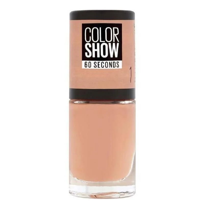 Maybelline Color Show Nail Polish - 1 Go Bare - Branded Beauty