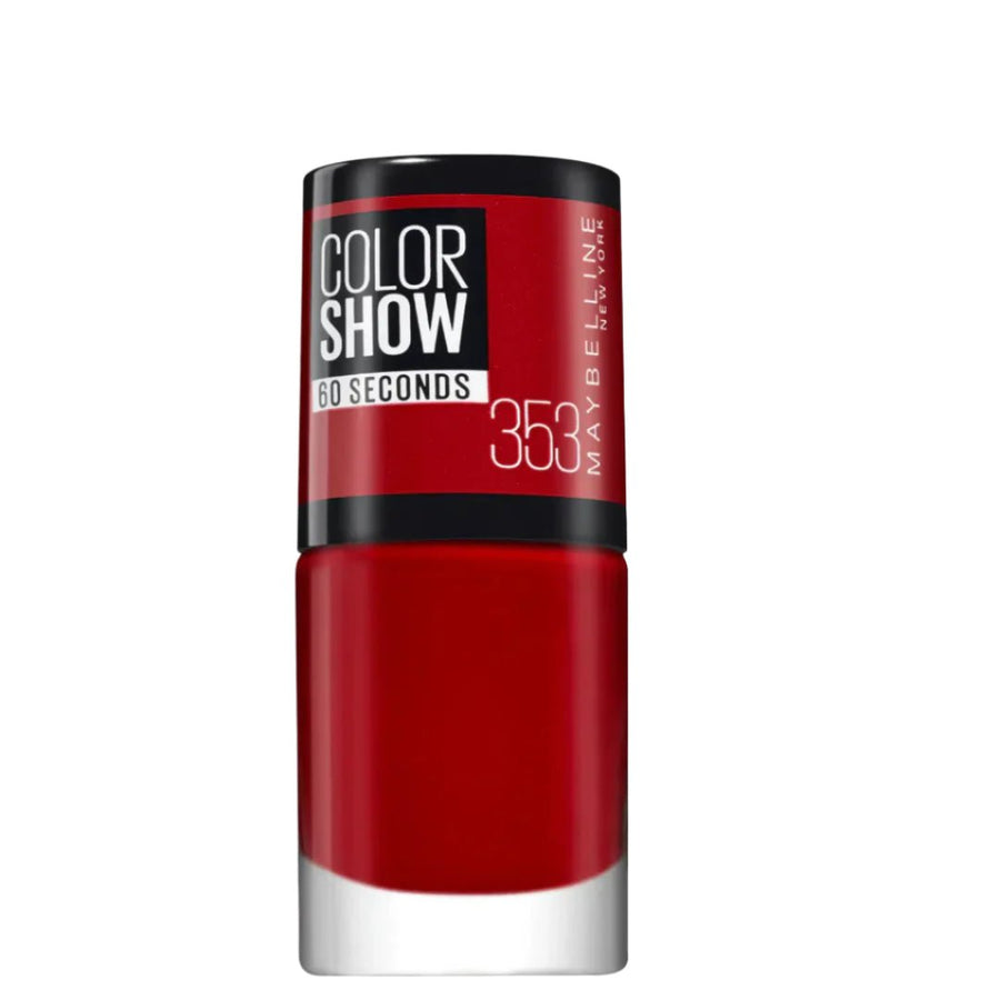 Maybelline Color Show Nail Polish - 353 Red - Branded Beauty