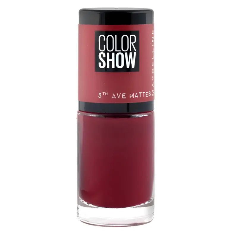 Maybelline Color Show Nail Polish - 456 Wine At 5 - Branded Beauty