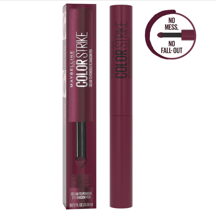 Maybelline Color Strike Cream - To - Powder Eye Shadow Pen - 15 Tempt - Branded Beauty