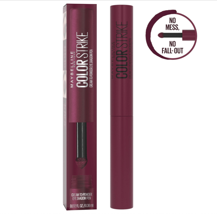 Maybelline Color Strike Cream - To - Powder Eye Shadow Pen - 15 Tempt - Branded Beauty