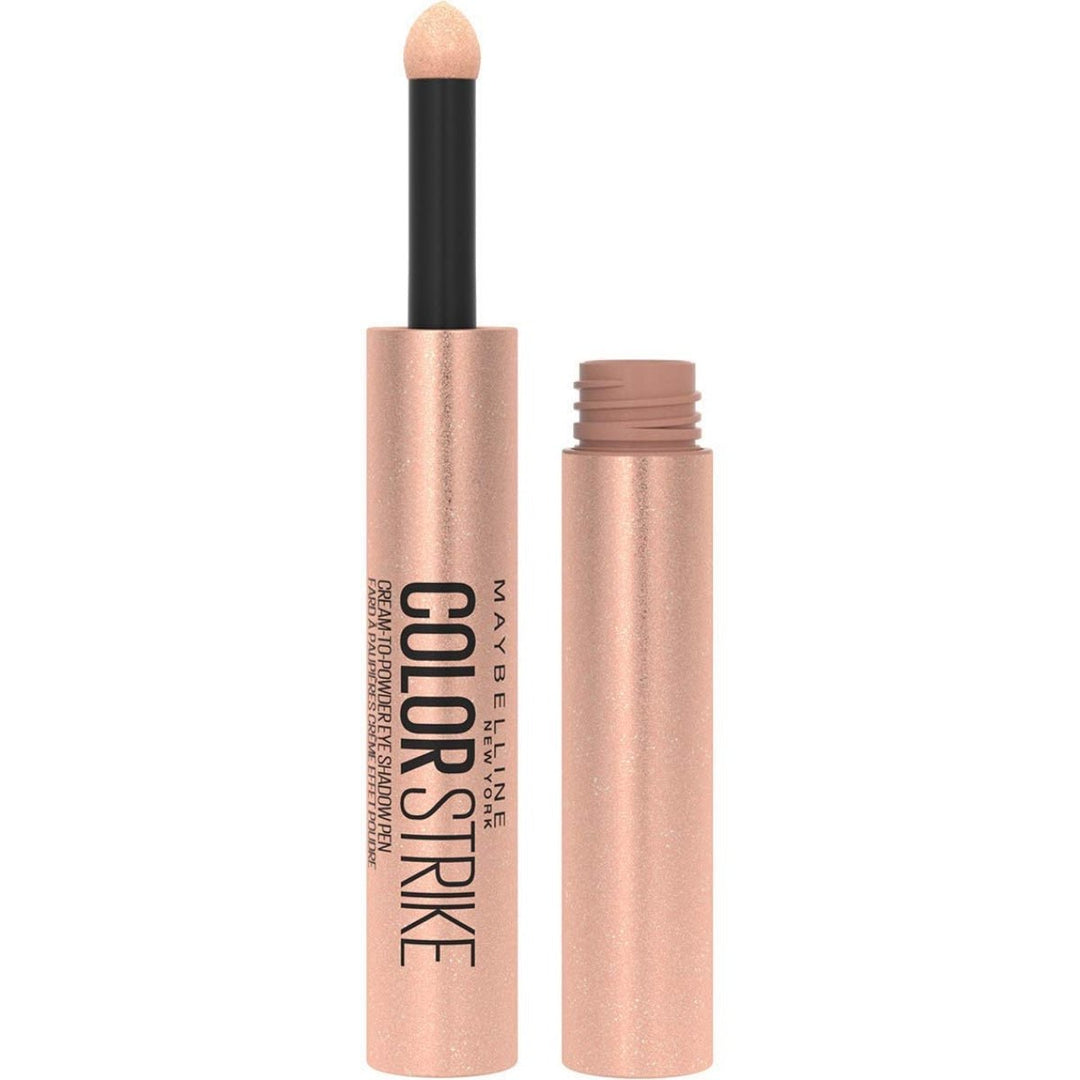 Maybelline Color Strike Cream - To - Powder Eye Shadow Pen - 30 Spark - Branded Beauty