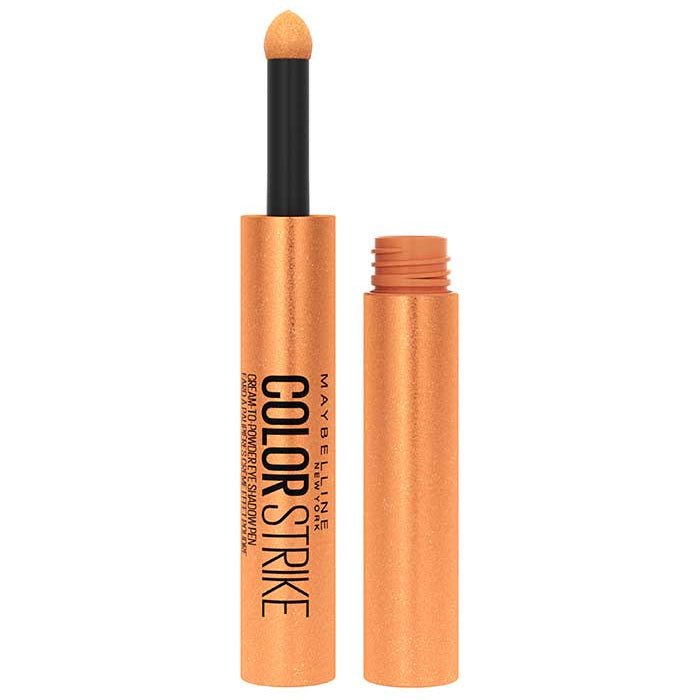 Maybelline Color Strike Cream - To - Powder Eye Shadow Pen - 35 Flash - Branded Beauty