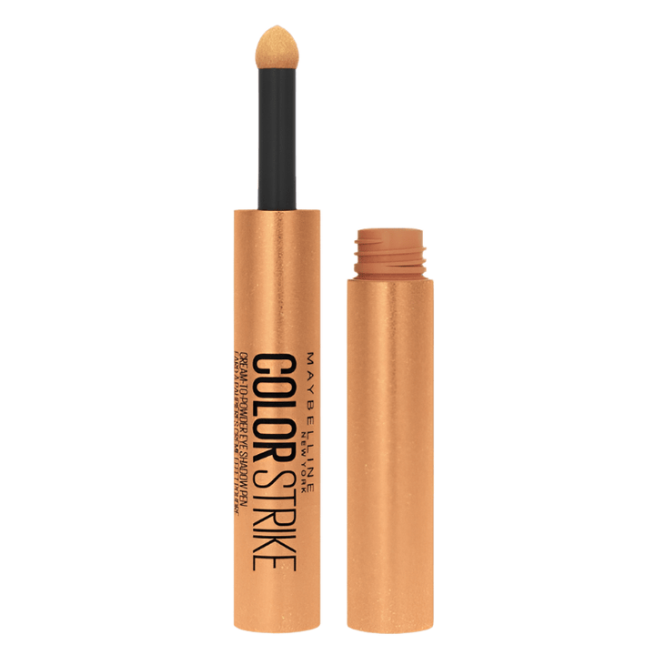 Maybelline Color Strike Cream - To - Powder Eye Shadow Pen - 35 Flash - Branded Beauty