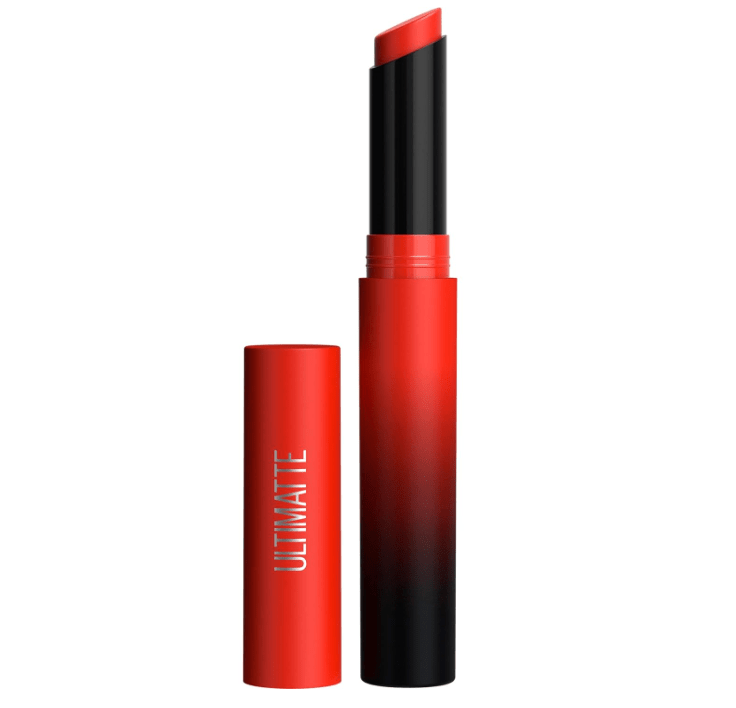 Maybelline Colour Show Ultimatte Lipstick - 299 More Scarlet - Branded Beauty