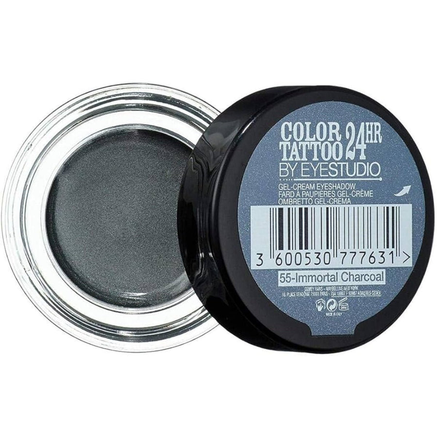 Maybelline Colour Tattoo 24 Hour Eye Shadow - 55 Immortal Charcoal - Branded Beauty