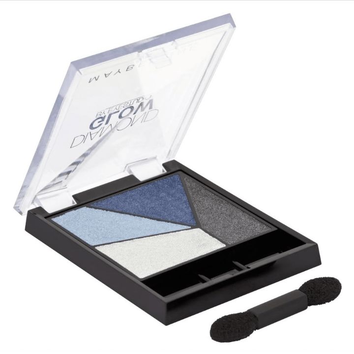 Maybelline Diamond Glow Eyeshadow - 03 Blue Drama - Branded Beauty