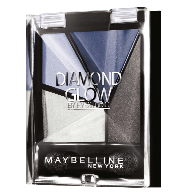 Maybelline Diamond Glow Eyeshadow - 03 Blue Drama - Branded Beauty