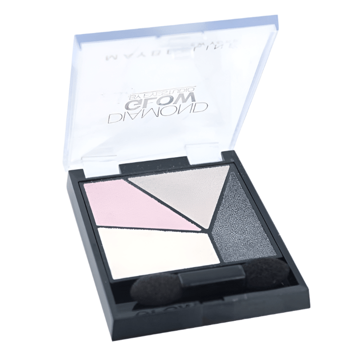 Maybelline Diamond Glow Eyeshadow - 04 Grey Pink Drama - Branded Beauty