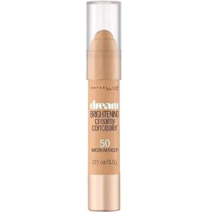 Maybelline Dream Brightening Creamy Concealer - 50 Medium Deep - Branded Beauty