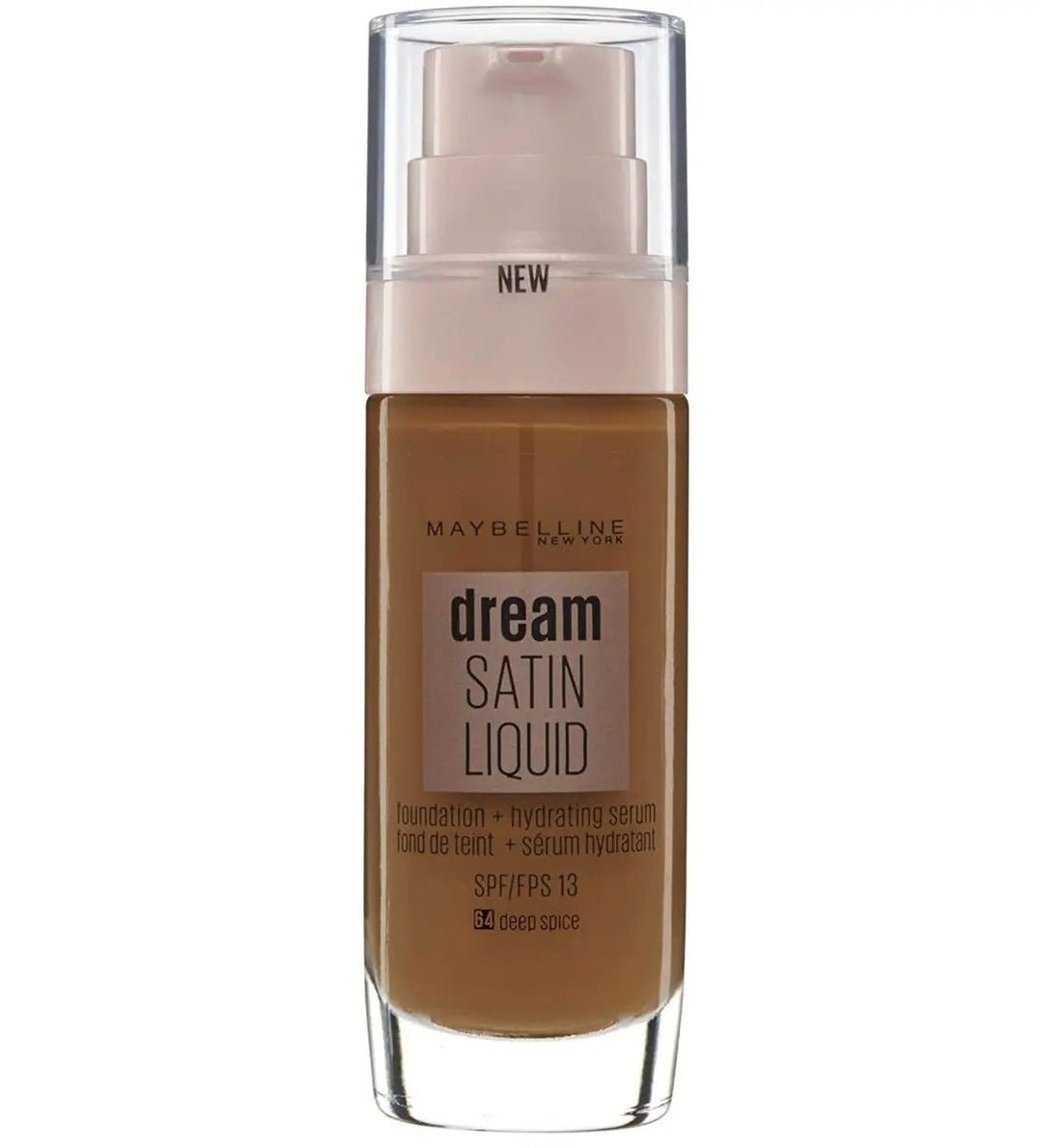 Maybelline Dream Satin Liquid Foundation 64 Deep Spice - Branded Beauty