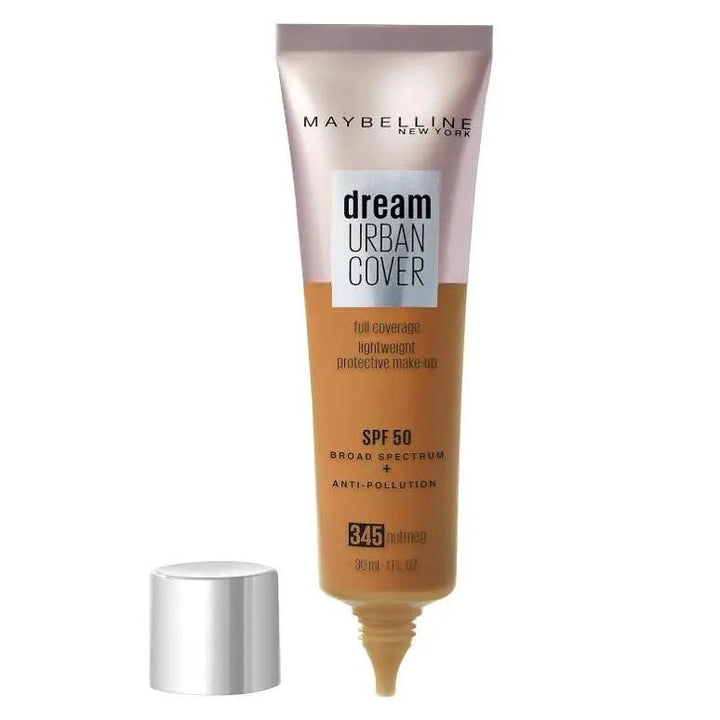 Maybelline Dream Urban Cover Foundation - 345 Nutmeg - Branded Beauty