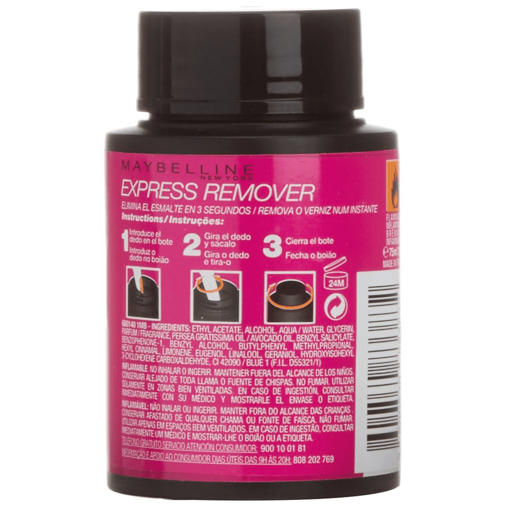 Maybelline Express Nail Polish Remover - Branded Beauty