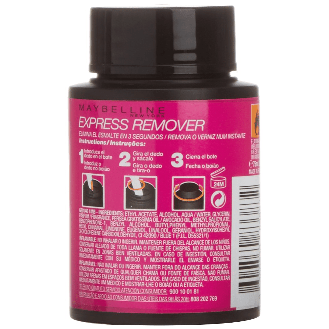 Maybelline Express Nail Polish Remover - Branded Beauty