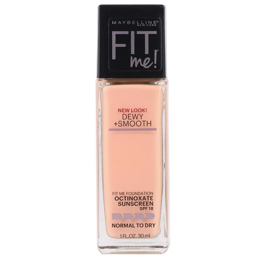 Maybelline Fit Me Dewy + Smooth Foundation - Buff Beige - Branded Beauty