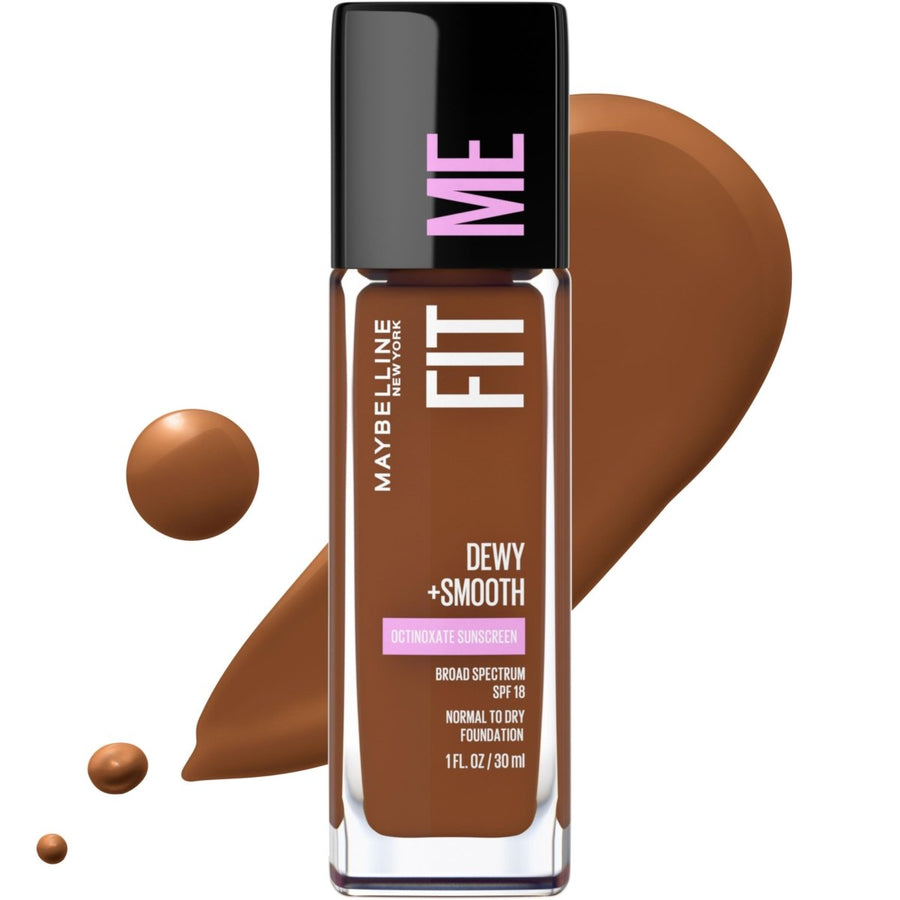 Maybelline Fit Me Dewy + Smooth Foundation - Java - Branded Beauty