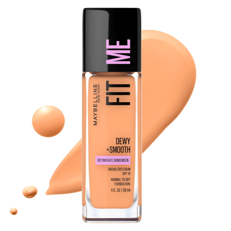 Maybelline Fit Me Dewy + Smooth Foundation Soft Honey - Branded Beauty