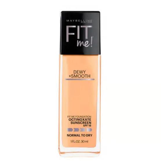 Maybelline Fit Me Dewy + Smooth Foundation - Soft Tan - Branded Beauty
