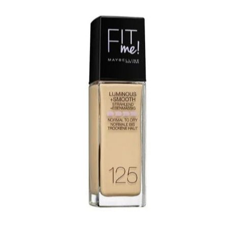 Maybelline Fit Me! Luminous + Smooth Foundation - 125 Nude Beige - Branded Beauty