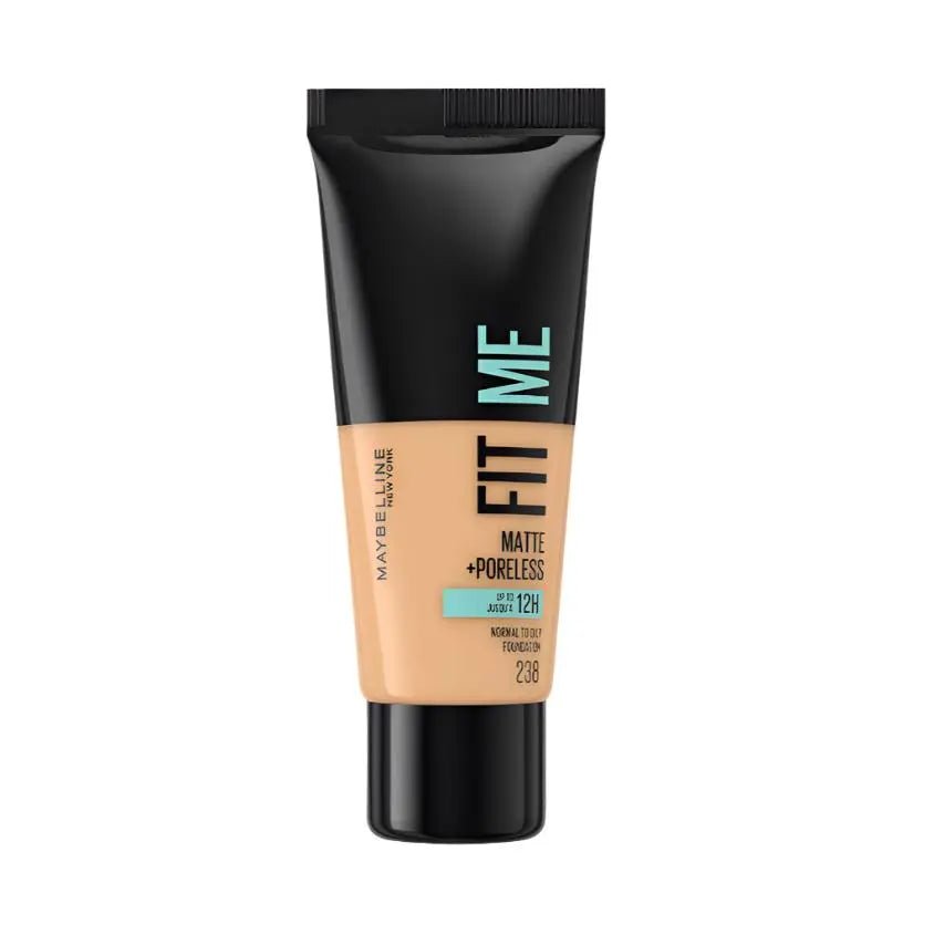 Maybelline Fit Me Matte + Poreless Foundation - 238 Rich Tan - Branded Beauty