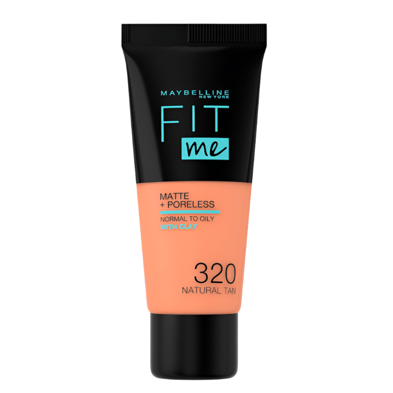 Maybelline Fit Me Matte + Poreless Foundation - 320 Natural Tan - Branded Beauty