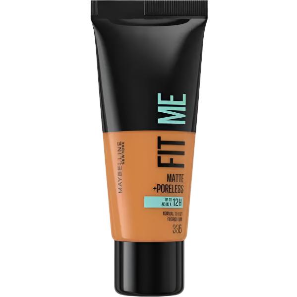 Maybelline Fit Me Matte + Poreless Foundation - 335 Classic Tan - Branded Beauty