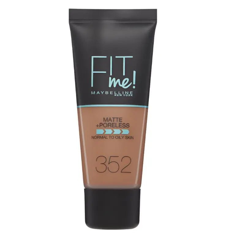 Maybelline Fit Me Matte + Poreless Foundation - 352 Truffle Cacao - Branded Beauty