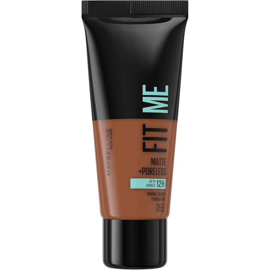 Maybelline Fit Me Matte + Poreless Foundation - 355 Pecan - Branded Beauty