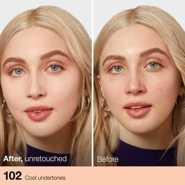 Maybelline Fit Me Matte + Poreless Powder Foundation 102 Fair Ivory - Branded Beauty