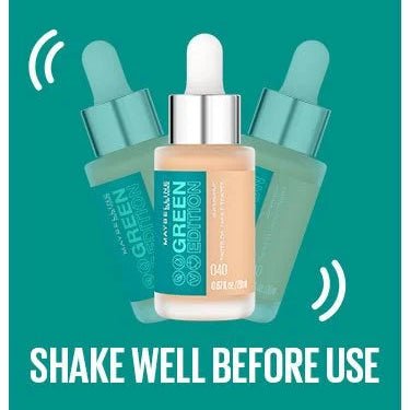 Maybelline Green Edition Superdrop Tinted Dry Oil Liquid Foundation - 25 - Branded Beauty