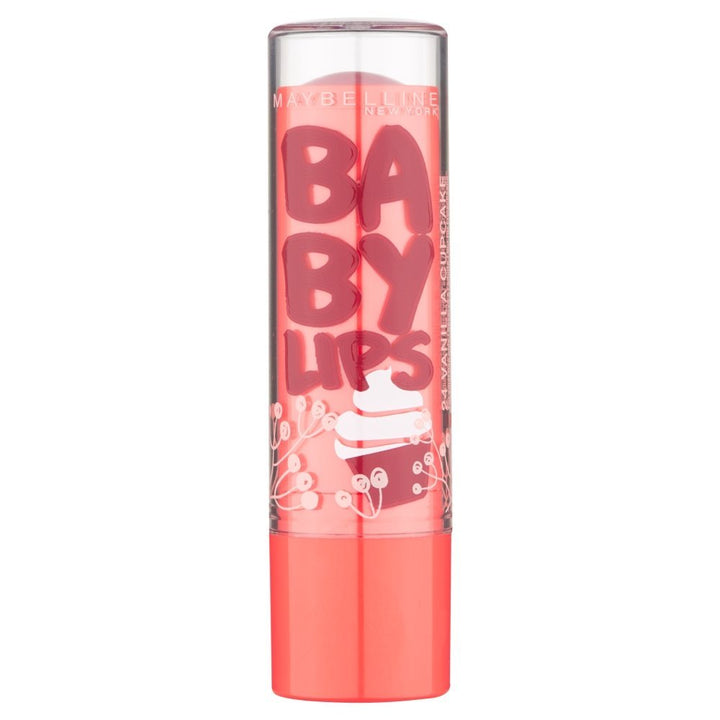 Maybelline Holiday Spice Moisturising Lip Balm - 24 Vanilla Cupcake - Branded Beauty