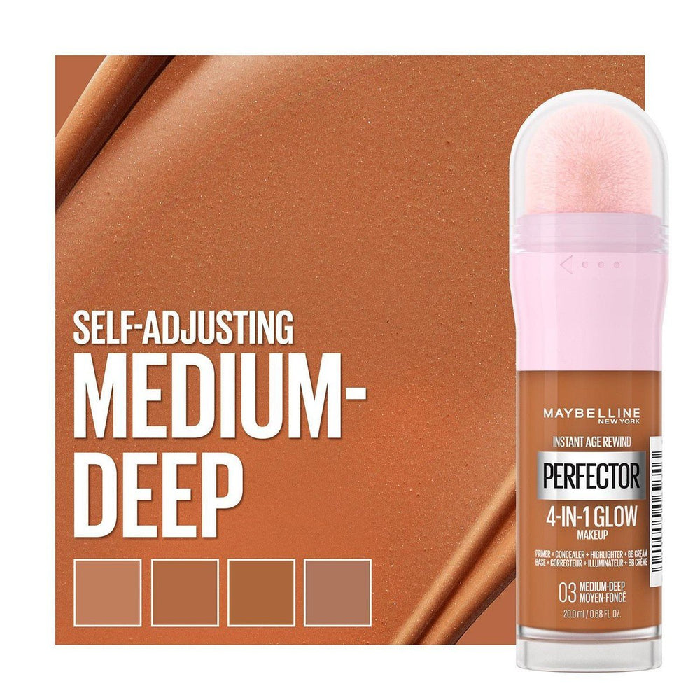 Maybelline Instant Anti Age Perfector 4 - In - 1 Glow Makeup - 03 Medium Deep - Branded Beauty